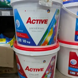 Порошок для прання Active Universal та Color, 10 кг