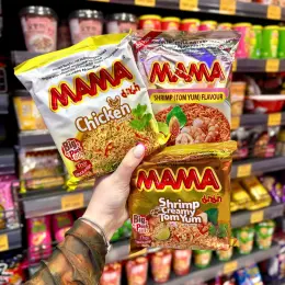 Локшина MAMA Big Pack 90г (Куряча, Том Ям, Кремовий Том Ям)