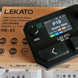 LEKATO ME-05 MINI Pocket Multi-Effects процесор для гітаристів/басистів