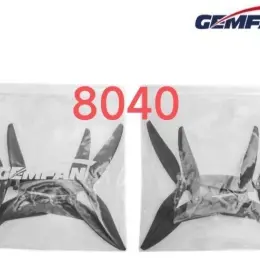 Gemfan 8040-3 Black Reinforced PC 8" 2L+2R (CW+CCW) пропелери