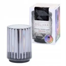 Світлодіодна LED лампа DELUXA HOME Crystal Touch Lamp Rose Design, нічник, атмосферне освітлення багатокольорове з сенсорним управлінням