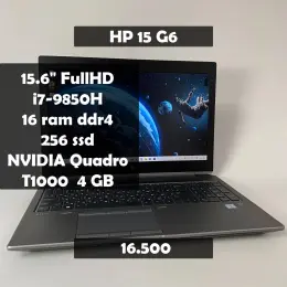 Ноутбук HP zBook 15 G6 Intel Core i7-9850H, 16GB RAM, 256GB SSD, NVIDIA Quadro T1000 4GB