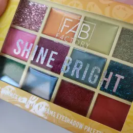 Палетка тіней FAB Factory SHINE BRIGHT
