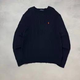 Polo Ralph Lauren Cable Knit Crew Neck Sweater L