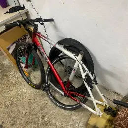 Рама Rockrider S2 Decathlon 26 M б/у (заварена) + запчастини
