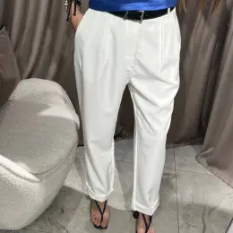 Брюки YSL белые хлопковые