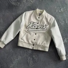Karl Kani Leather Bomber Jacket Women’s XS/S