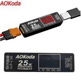 Зарядний адаптер AOKoda QC3.0 для USB (XT60, 2-6S LiPo)