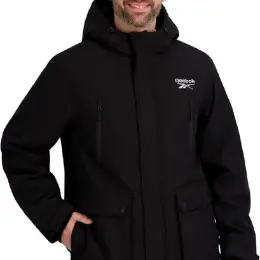 Чоловіча зимова куртка Reebok Insulated Softshell Winter Jacket чорна L