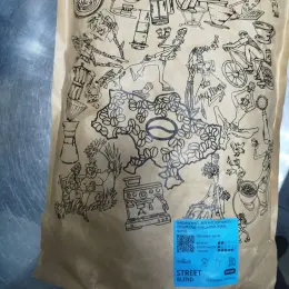 Кава в зернах митої обробки Street Blend від обсмажчика 2200г