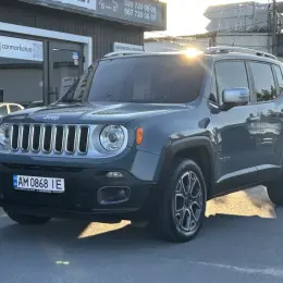 Jeep Renegade 2016 Дизель 2.0л Автомат Полный привод Синий