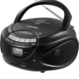 Портативный CD-проигрыватель Gelielim Boombox Bluetooth AM/FM радио USB SD AUX