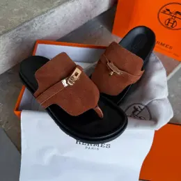 Hermès Empire Sandal Brun Amourette замшевые женские сандалии