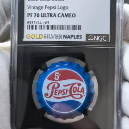Монета "Vintage Pepsi Logo" 2022 Chad S500F