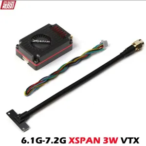 Відеопередавач RushFPV XSPAN 6.1G-7.2G 64CH 3W RushFPV
