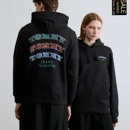 Худі Tommy Jeans чорне з написом New York City