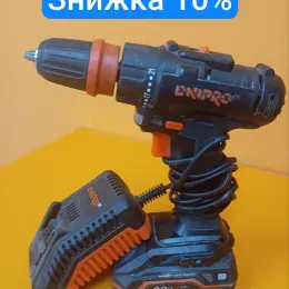 Акумуляторний шуруповерт Дніпро-М АШ-182BL 20В