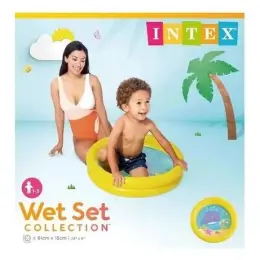 Надувной детский бассейн Intex Wet Set Collection 61см х 15см