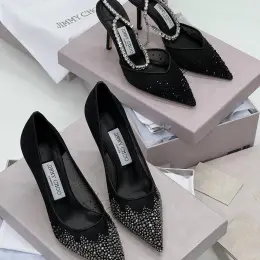 Jimmy Choo жіночі туфлі чорні зі стразами