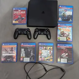 Sony PlayStation 4 Slim 500GB с играми