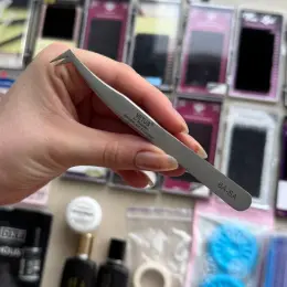 Пінцети для нарощення вій Global Fashion, Staleks Pro Expert, Vetus