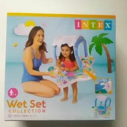 Круг для плавання Intex Wet Set Collection з дахом для дітей 1-2 років