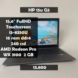 Ноутбук HP zBook 15u G5 15.6" FullHD Touchscreen i5-8350U 16GB RAM 240GB SSD AMD Radeon Pro WX 3100