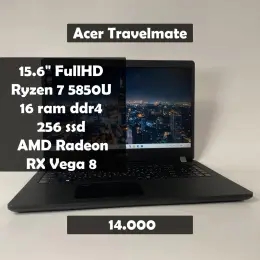 Ноутбук Acer Travelmate P215-41-G2 з AMD Ryzen 7 Pro 5850U, 16GB RAM, 256GB SSD