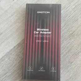 OMOTON Wireless Car Adapter USB-C/USB-A