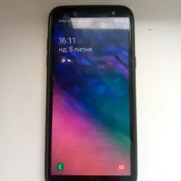 Samsung A6 Android 10 NFC 3/32GB с трещинами на экране