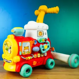 Ходунки-каталка YL 624 "Happy Train" с подсветкой, музыкой и эффектом пара