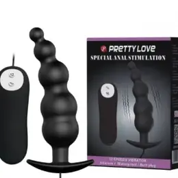 Анальна пробка з вібрацією Pretty Love Special Anal Stimulation