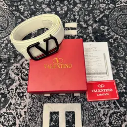 Valentino Ремень кожаный белый