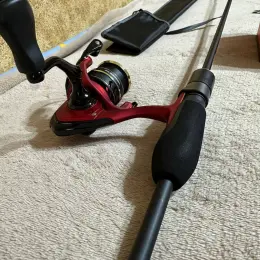 Ультралайтовий комплект спінінг Flagman BlackFire 24 Solid70SUL + котушка Flagman RedFire 2000S