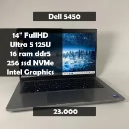 Ноутбук Dell Latitude 5450 14" FullHD, Intel Core Ultra 5 125U, 16GB DDR5, 256GB SSD NVMe