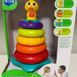 Hola Little Rainbow Duck Stacking Toy