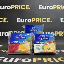 Сир тостовий Lactima Emmentaler / Mozzarella 130г