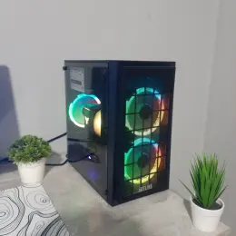 Корпус ATX Artline з боковим склом та 3 RGB кулерами
