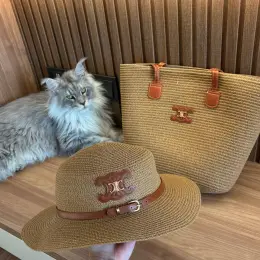 Плетена сумка та капелюх Celine