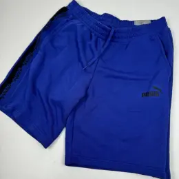 Спортивные шорты Puma двунитка петля синие XL