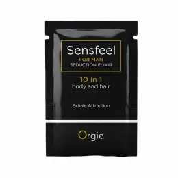 Парфумований бальзам для чоловіків Orgie Sensfeel 10 в 1 для волосся і тіла, стік 2 мл