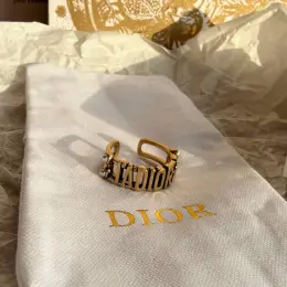 Каблучка Dior з ювелірної нержавіючої сталі