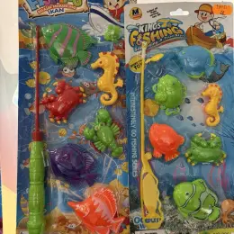 Набор для рыбалки "Fishing" с игрушечными морскими обитателями