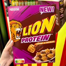 Сухий сніданок Nestle Lion Caramel Chocolate Protein 340г