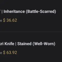 AK-47 | Inheritance (Battle-Scarred) и Kukri Knife | Stained (Well-Worn)