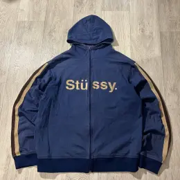 Vintage Stussy Zip Hoodie M