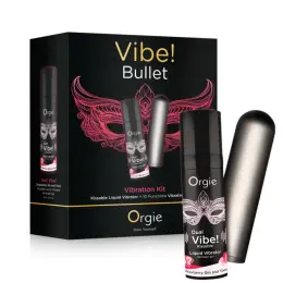 Подарунковий набір Orgie 2в1 VIBE! BULLET: віброкуля та рідкий вібратор зі смаком джин-тонік з полуницею