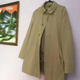 Пальто McNeal чоловіче бежеве довжина 90 см