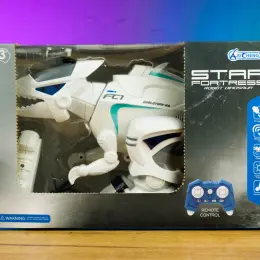 Радіокерований динозавр "STAR FORTRESS ROBOT DINOSAUR" з парогенерацією та підсвічуванням