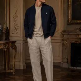 Бомбер Polo Ralph Lauren Perfomance 'old money' full zip куртка кофта L